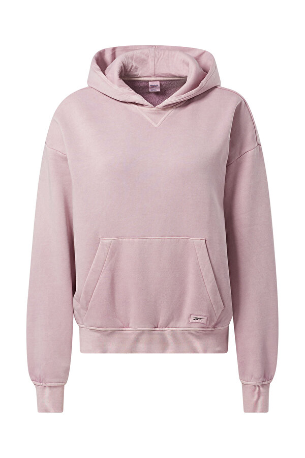 Reebok Cl Rbk Nd Fleece Ho Фиолетовый 008 Женщина Толстовка С Капюшоном