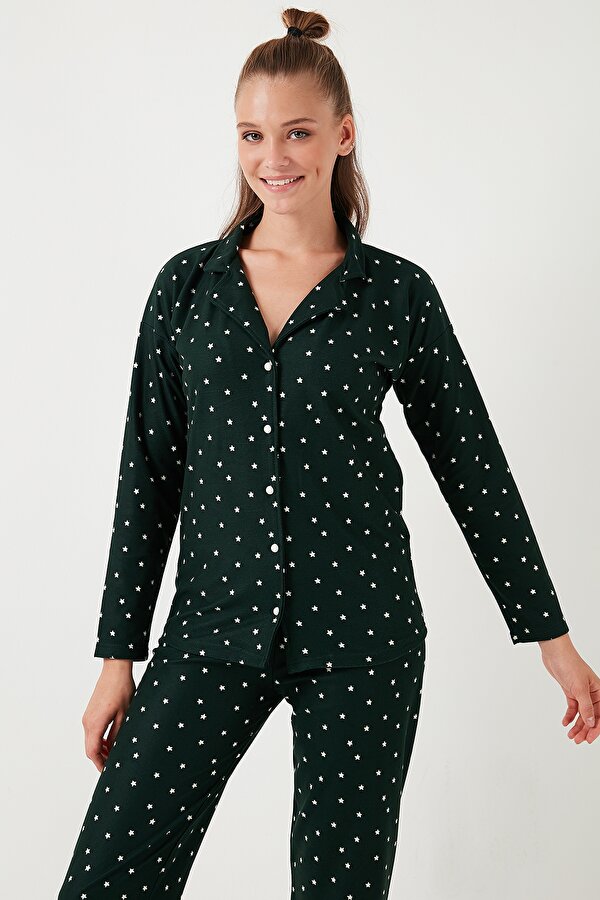 Lela Bayan Pijama Takımı 60956601 YEŞİL