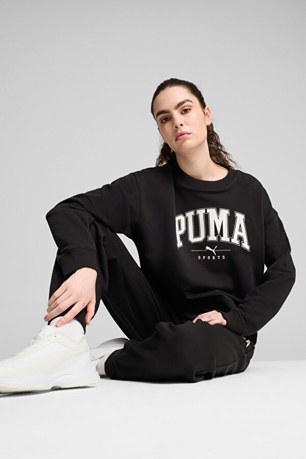SQUAD Crew TR Siyah Kadın Sweatshirt - FLO 2. Ürüne %50 İndirim