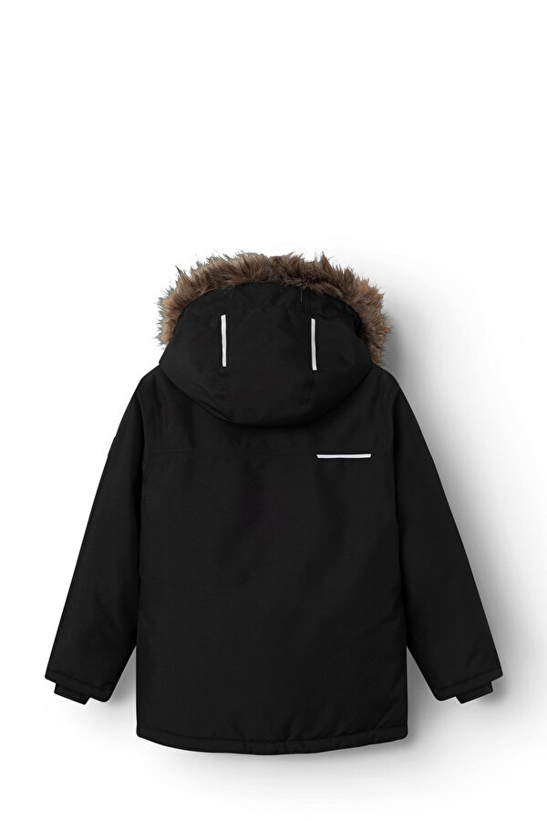 Name It NKMSNOW10 JACKET SOLID Siyah Erkek Çocuk Mont