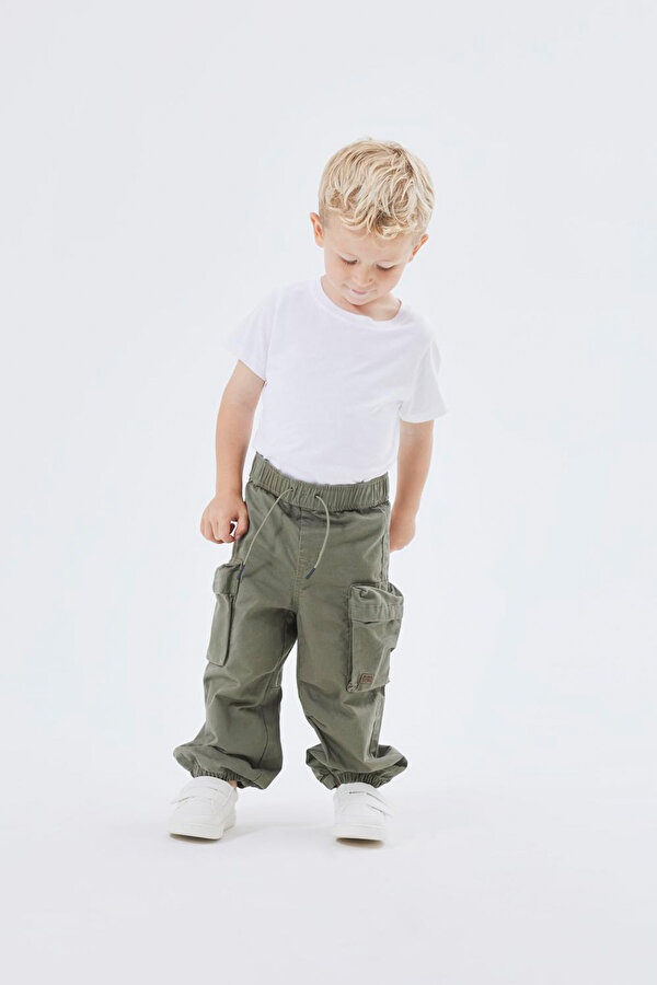 NMMBEN R PARACHUTE PANT Yeşil Erkek Çocuk Pantolon - 2. Ürüne %50 İndirim