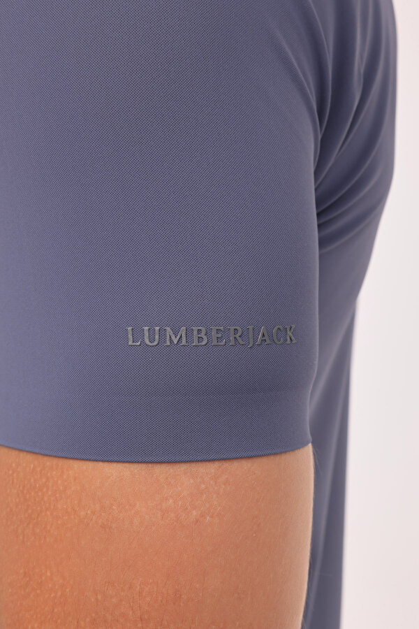 Lumberjack Ml Hest 12C-Qa1001 4Fx Серый Мужчина Рубашка-Поло