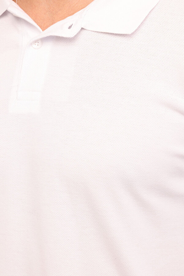 Kinetix MB SN329 UKOL POLO 4PR Beyaz Erkek Uzun Kol T-Shirt