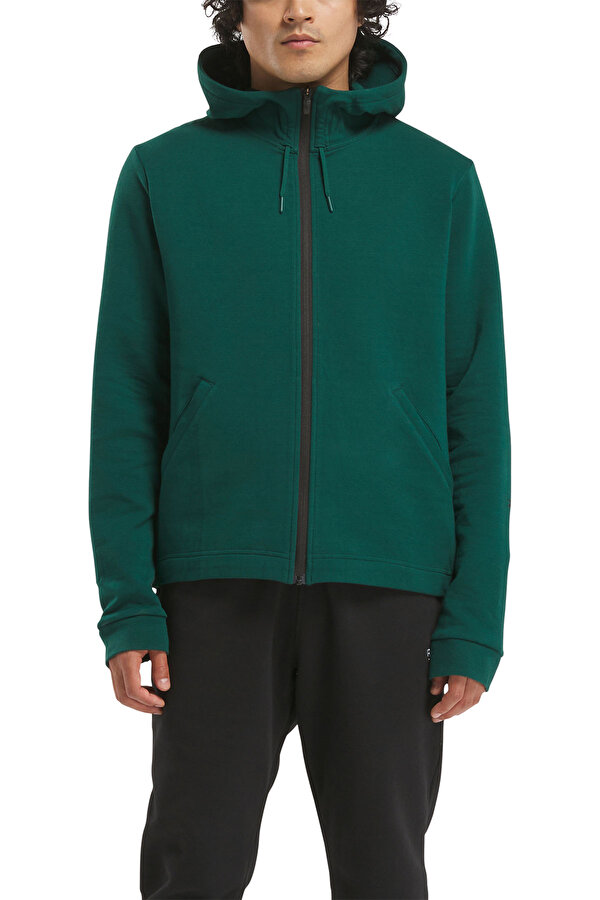 Reebok Activ Coll Dreamblend Fz Зеленый 009 Мужчина Толстовка На Молнии
