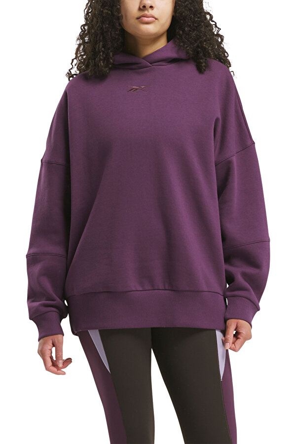 Reebok LUX OVERSIZED HOODIE D PURPLE Woman 449