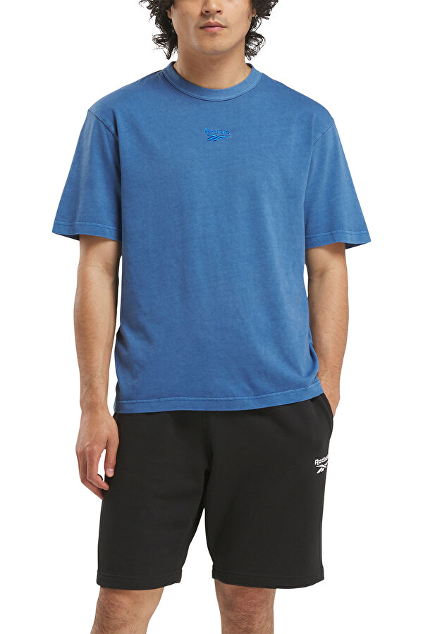 Reebok RI WASHED TEE SAX Man Sleeve T-Sh