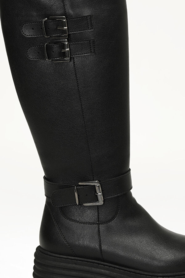 Butigo 24K-695 4PR Siyah Kadın Çizme