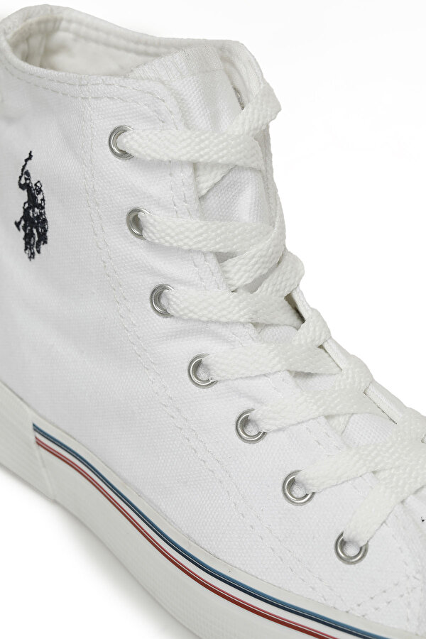 U.S. Polo Assn. PENELOPE HIGH 5FX Beyaz Kadın Sneaker