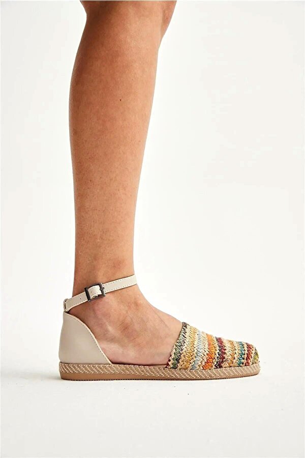 Papuç Sepeti PapuçSepeti Su Perisi 1701 Kadın Hasır Örme  Günlük Ayakkabı