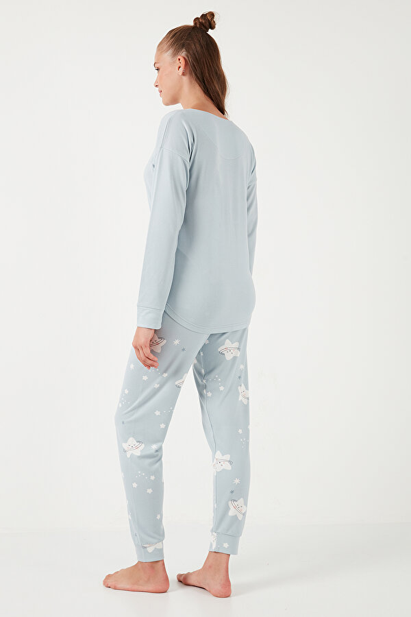 Lela Bayan Pijama Takımı 6095700 AÇIK GRİ