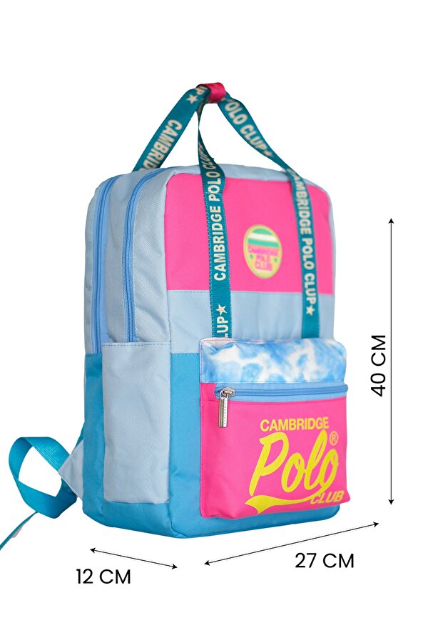 Cambridge Polo Club Shine Üç Bölmeli Kız Çocuk İlkokul Çantası