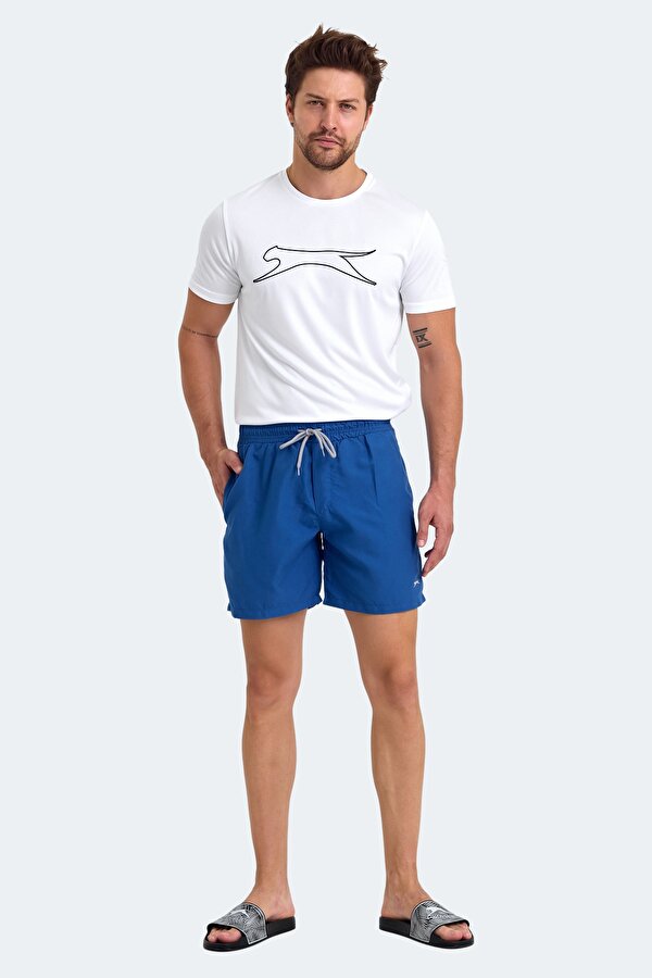 Slazenger KALIDAS Erkek Şort Saks Mavi