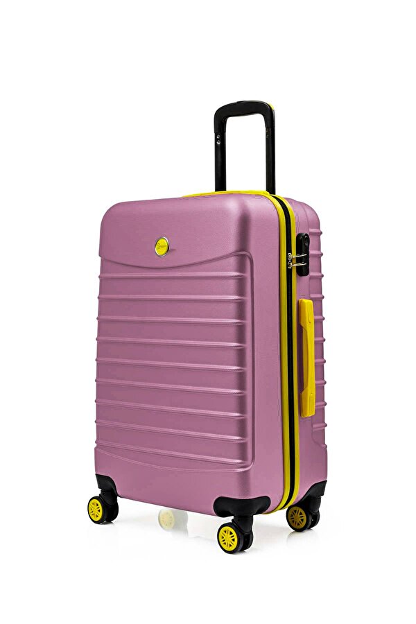 Louisiana Polo Orta Boy Valiz 4x2 Teker Rose 1168