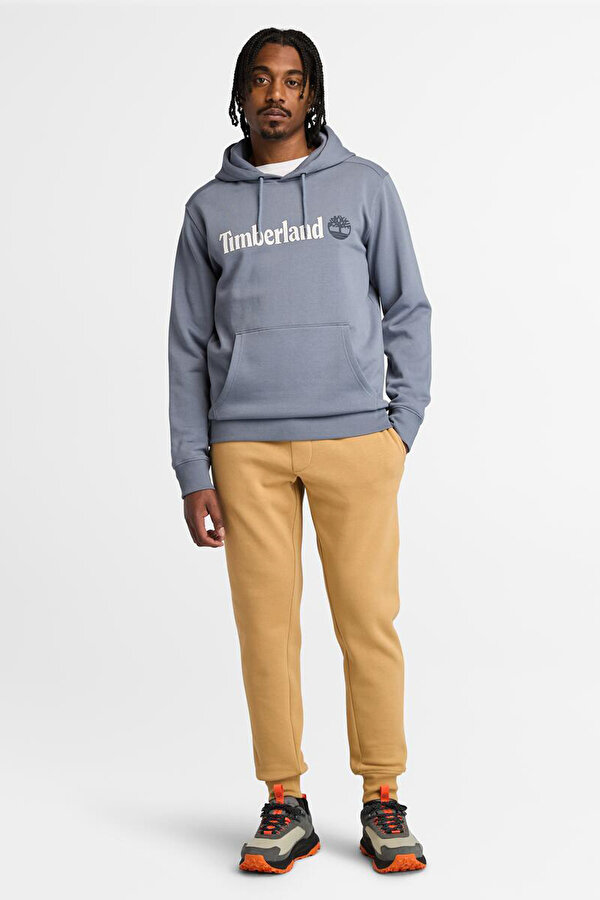 Timberland KENNEBEC RIVER Linear Log Gri Erkek Sweatshirt