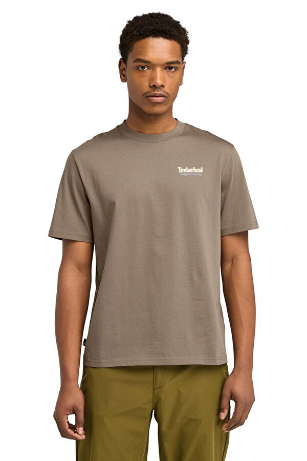 Timberland Rugged Active Gear Back G Vizon Erkek Kısa Kol T-Shirt