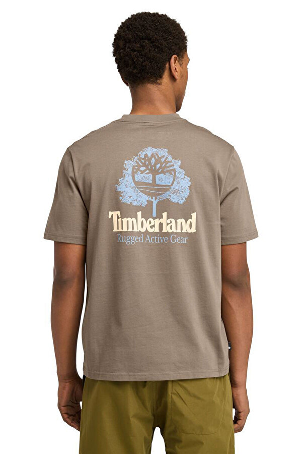 Timberland Rugged Active Gear Back G Vizon Erkek Kısa Kol T-Shirt