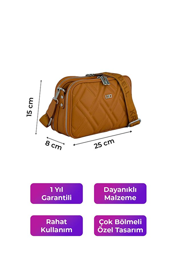KRISTE BELL Kadın Çapraz Askılı Çanta Turuncu 7146