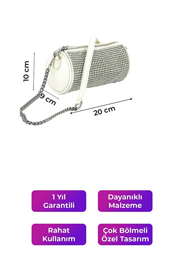 KRISTE BELL Kadın Çantası Çapraz Askılı Beyaz 26313