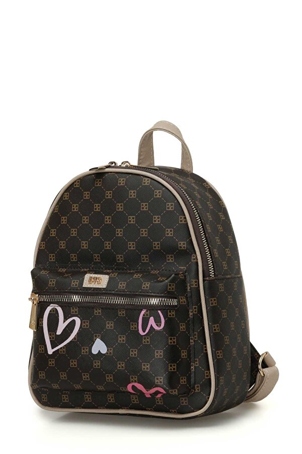 Butigo MNG KALP BSK SRT 4PR KAHVE MULTI Kadın Sırt Çantası