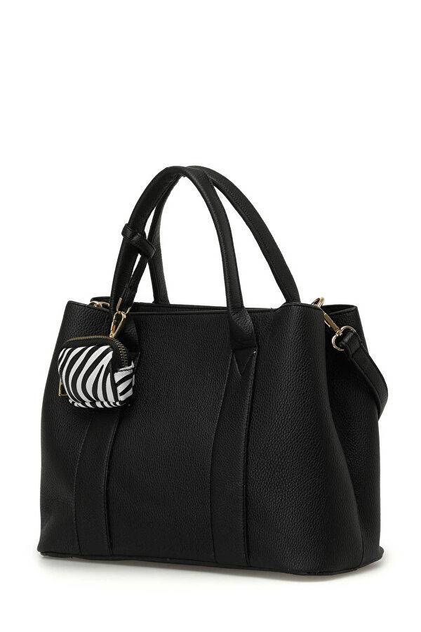 Butigo NTRL BZKLU KL 4PR Siyah Kadın Kol Çantası