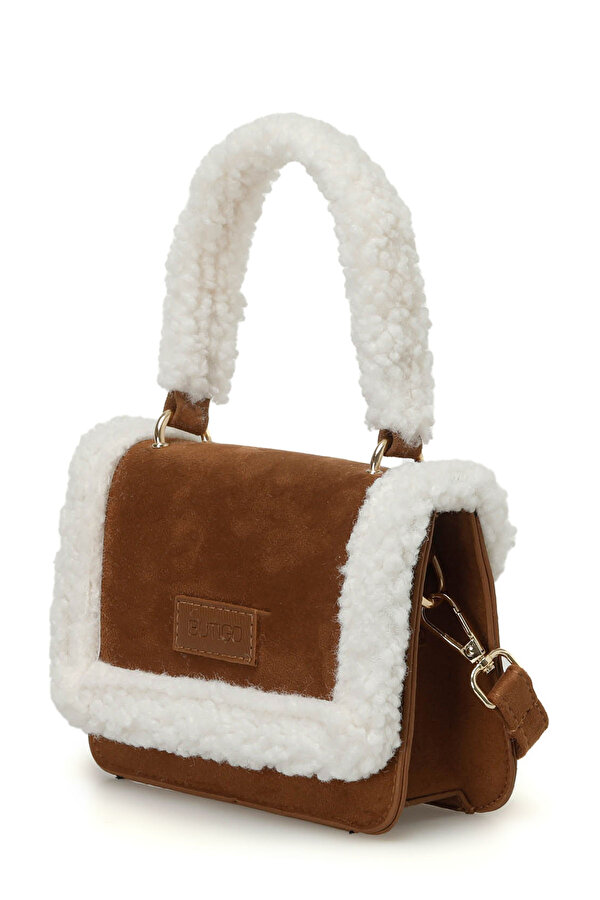 Butigo SUET FUR DTY EL 4PR Taba Kadın El Çantası