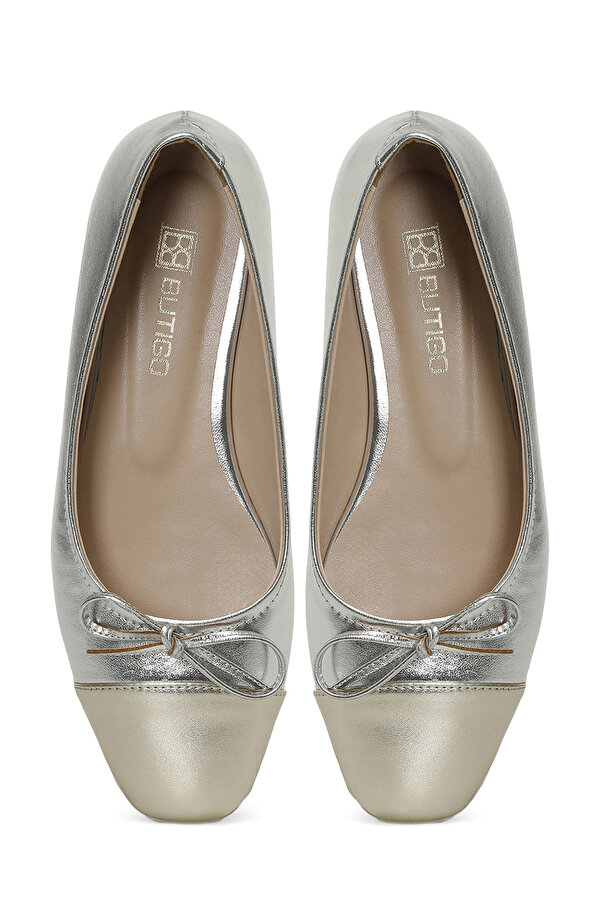 Butigo NILA 4PR Gümüş Kadın Babet