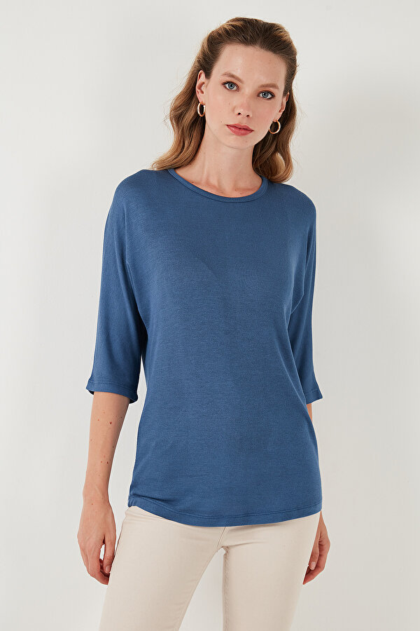 Lela Bayan Bluz 5863589 İNDİGO