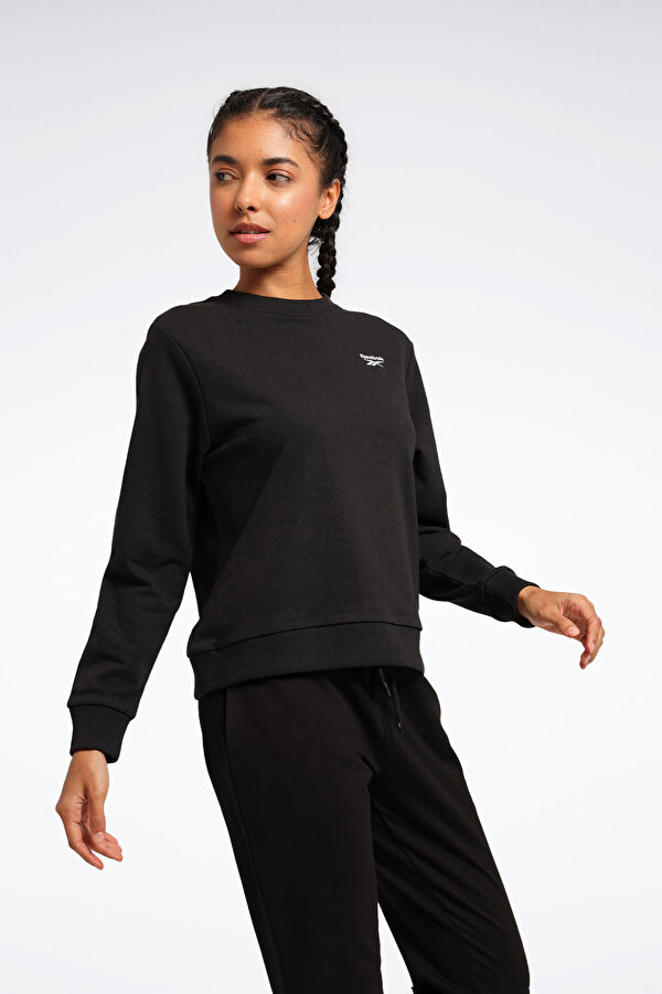 Reebok RI SL FT CREW Siyah Kadın Sweatshirt