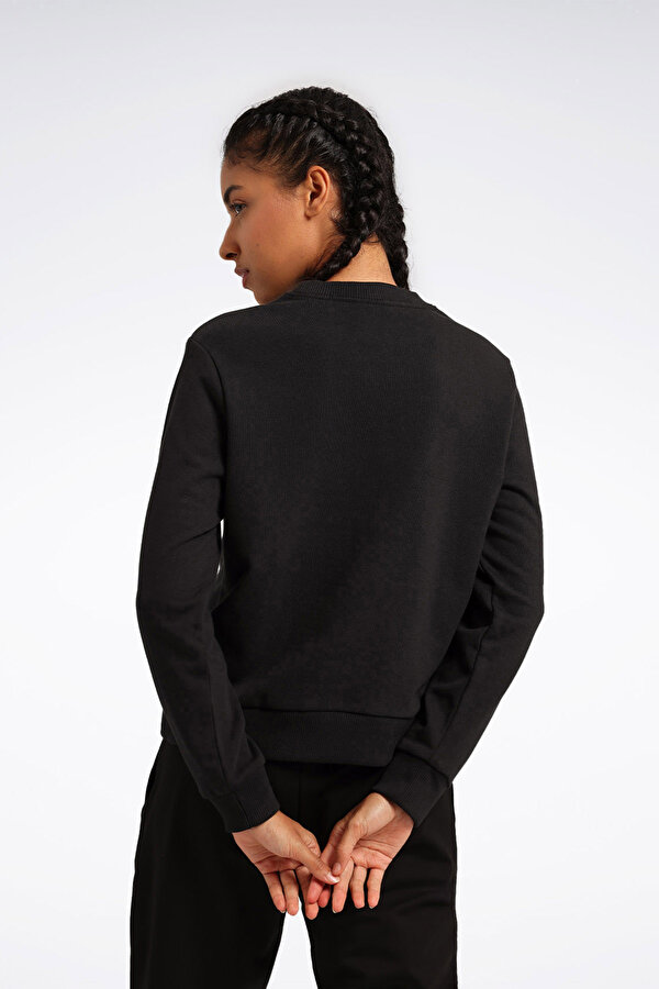 Reebok RI SL FT CREW Siyah Kadın Sweatshirt