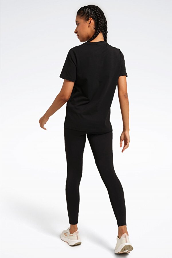 Reebok RI BL T-SHIRT Siyah Kadın Kısa Kol T-Shirt
