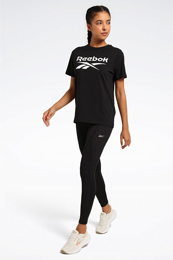 Reebok RI BL T-SHIRT Siyah Kadın Kısa Kol T-Shirt