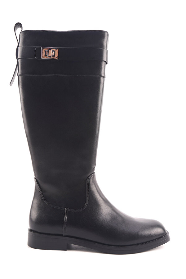 Nine West VARE 4PR Siyah Kadın Düz Çizme