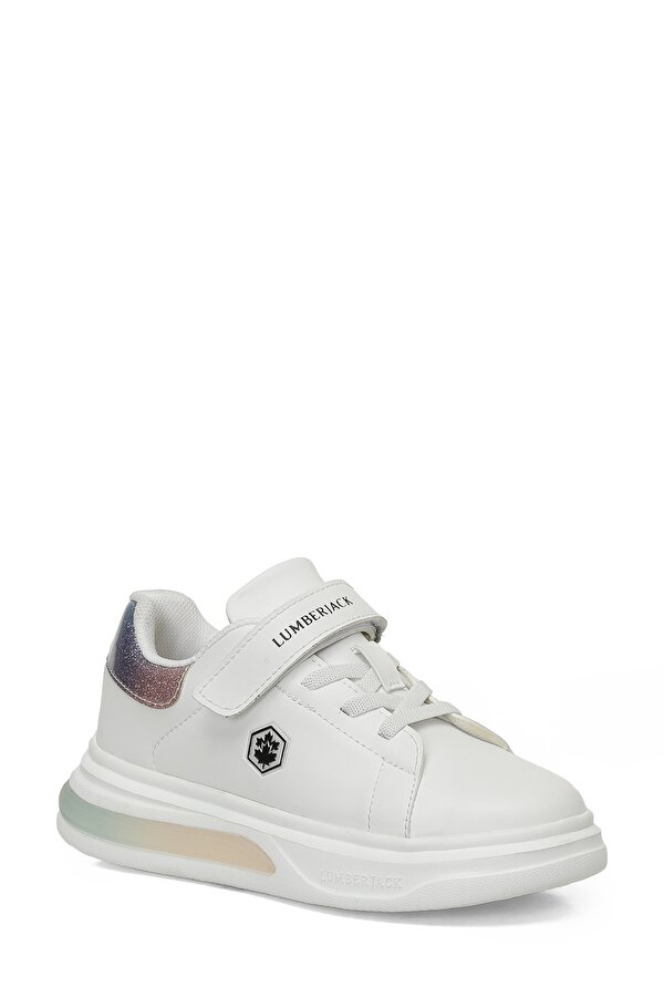 POLI 4PR Beyaz Kız Çocuk Sneaker - Görsel 3