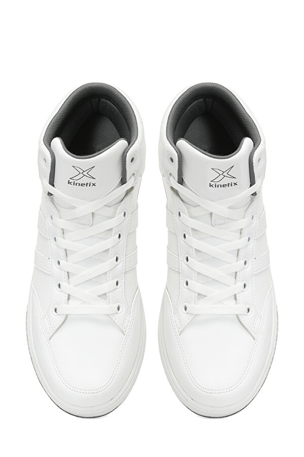 KORT PU HI 5FX Beyaz Erkek High Sneaker - Görsel 5