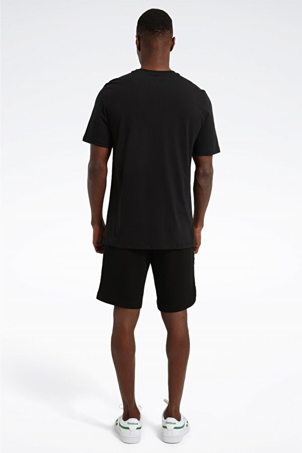 Reebok IDENTITY STACKED Siyah Erkek Kısa Kol T-Shirt