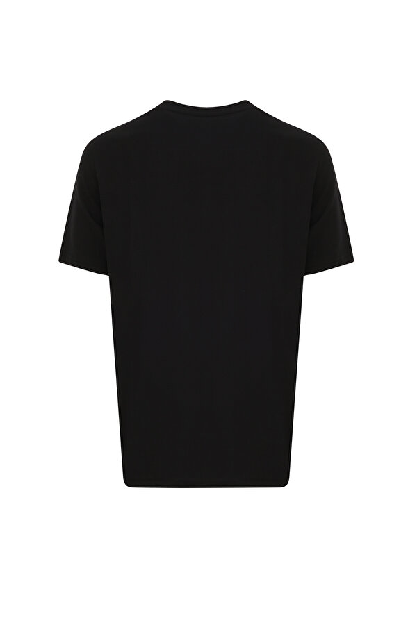 Reebok IDENTITY STACKED Siyah Erkek Kısa Kol T-Shirt