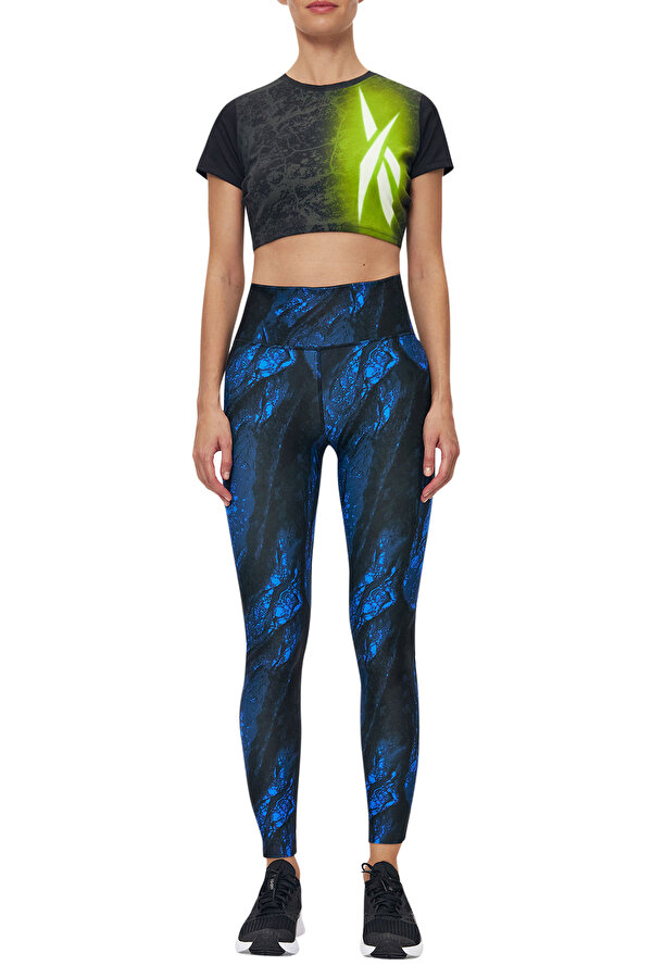 Reebok LUX BOLD AOP TIGHT BLUE MULTI Woman Leggings