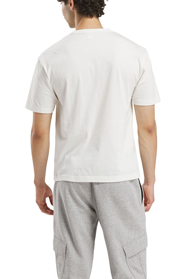 Reebok Cl Team Tradition Ss Tee Экрю Взрослый, Унисекс Футболка