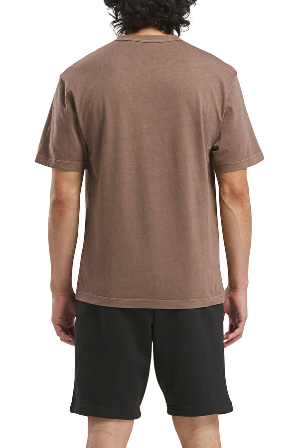 Reebok RI WASHED TEE D BROWN Man Sleeve T-Sh