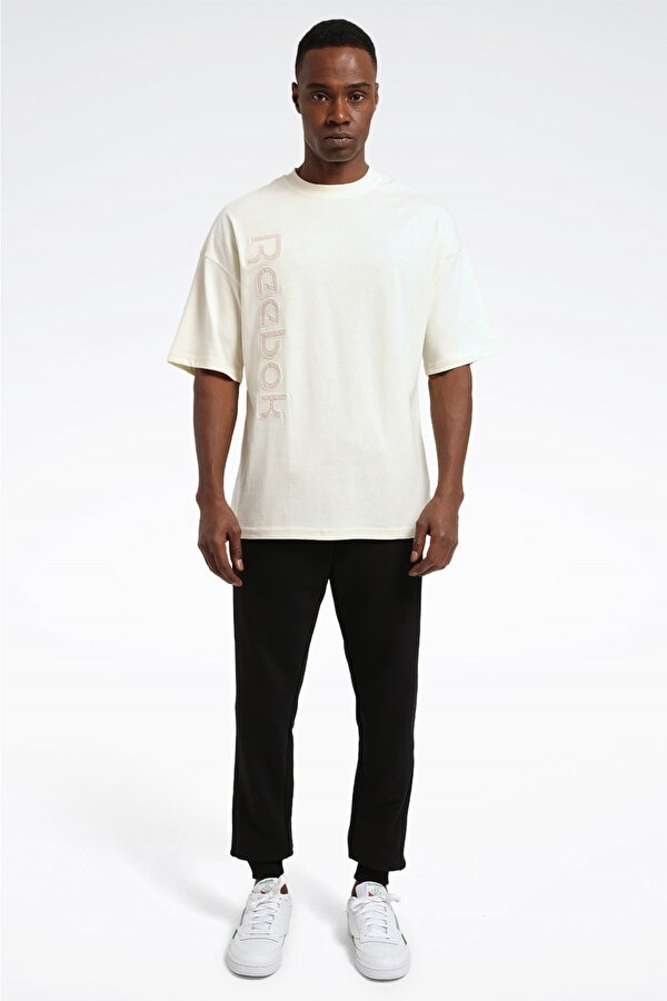 Reebok ARIN TEE Bej Erkek Kısa Kol T-Shirt