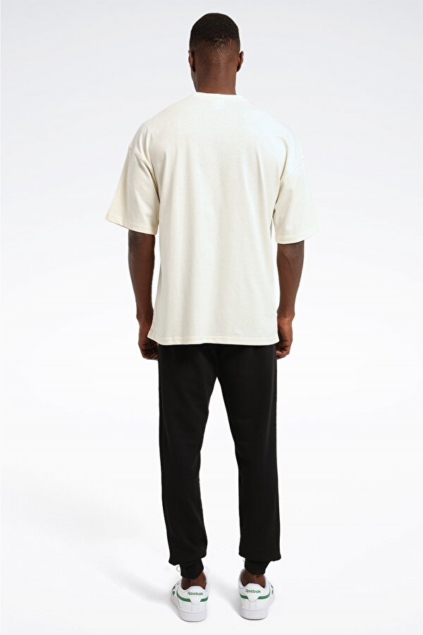 Reebok ARIN TEE Bej Erkek Kısa Kol T-Shirt
