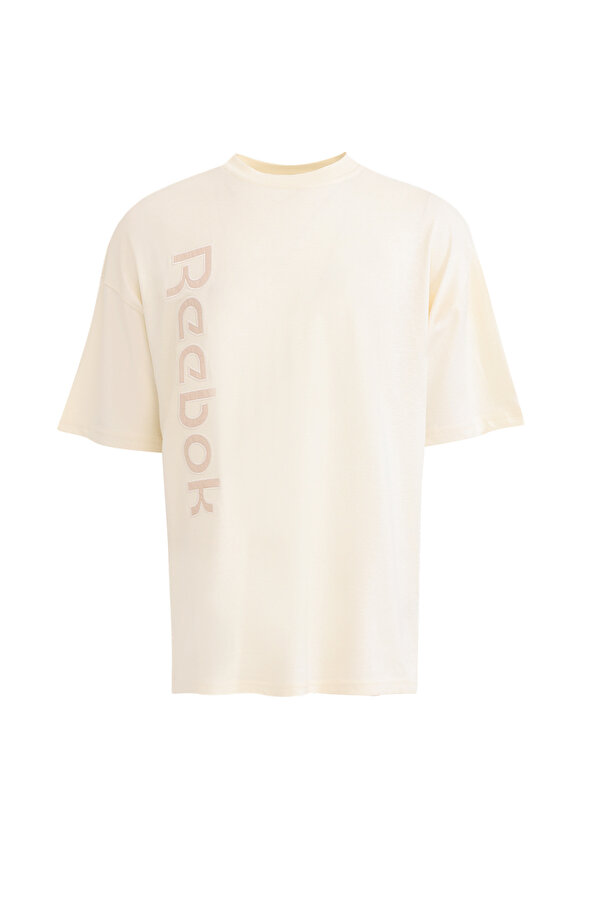 Reebok ARIN TEE Bej Erkek Kısa Kol T-Shirt