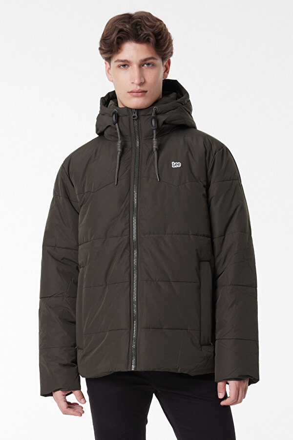 Lee Regular Fit Normal Kesim Yeşil Erkek Mont