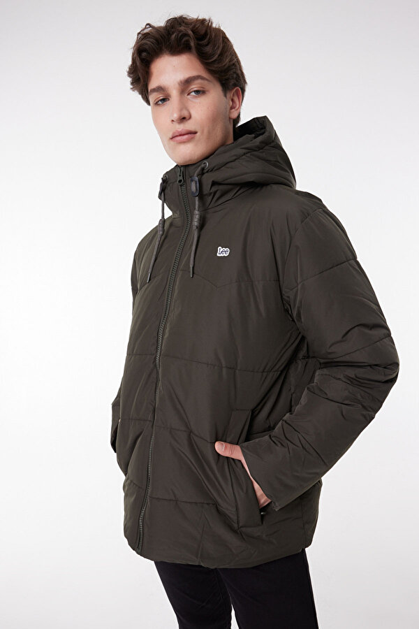 Lee Regular Fit Normal Kesim Yeşil Erkek Mont