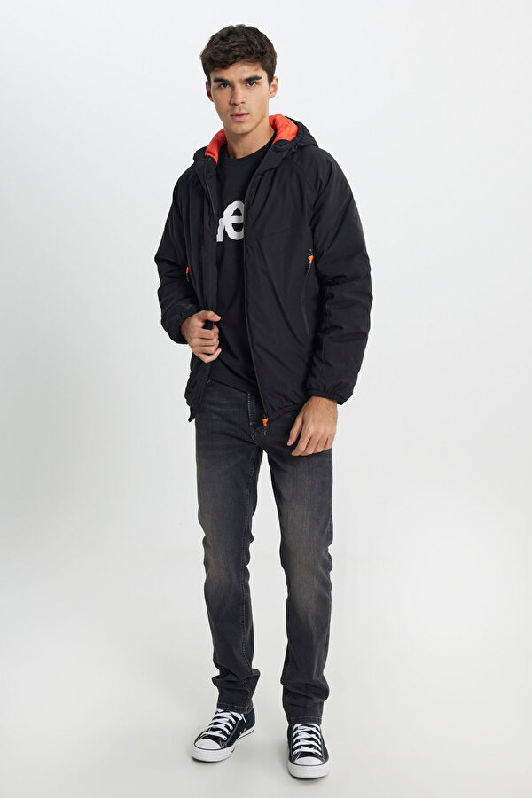 Lee Regular Fit Normal Kesim Siyah Erkek Ceket