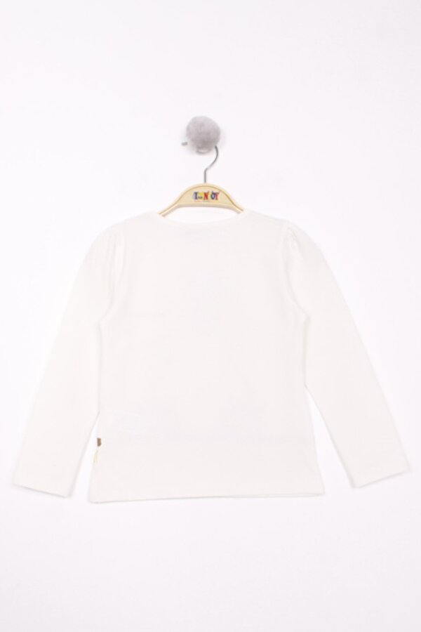 Toontoy Kids Toontoy Kız Çocuk Kedi Baskılı T-Shirt