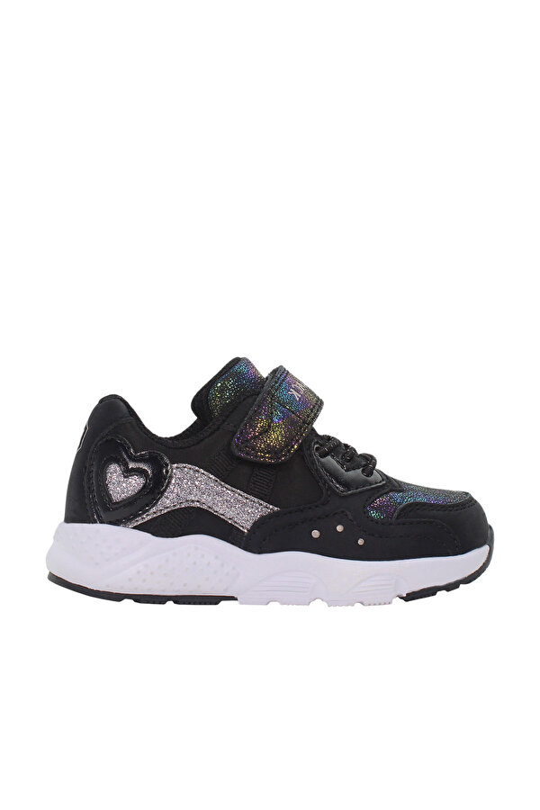 Lumberjack 1 VELCRO AND ELASTIC LACE BLACK Girl Sneaker