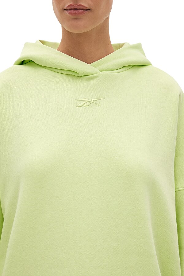 Reebok LUX OVERSIZED HOODIE L LIME Woman 449