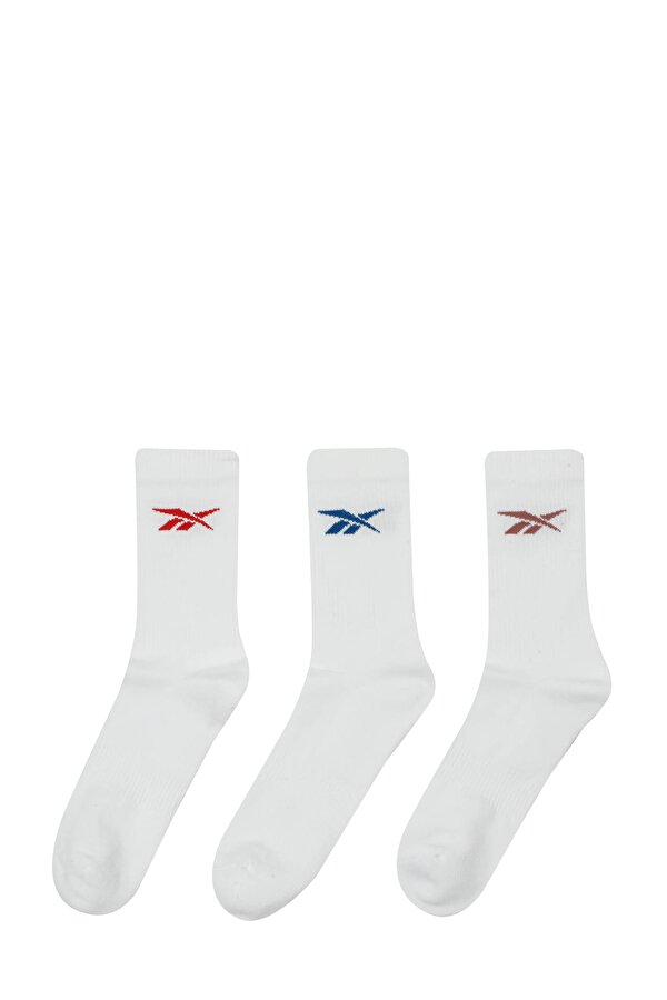 Reebok R0365 Crew Vector 3P Белый Взрослый, Унисекс Носки