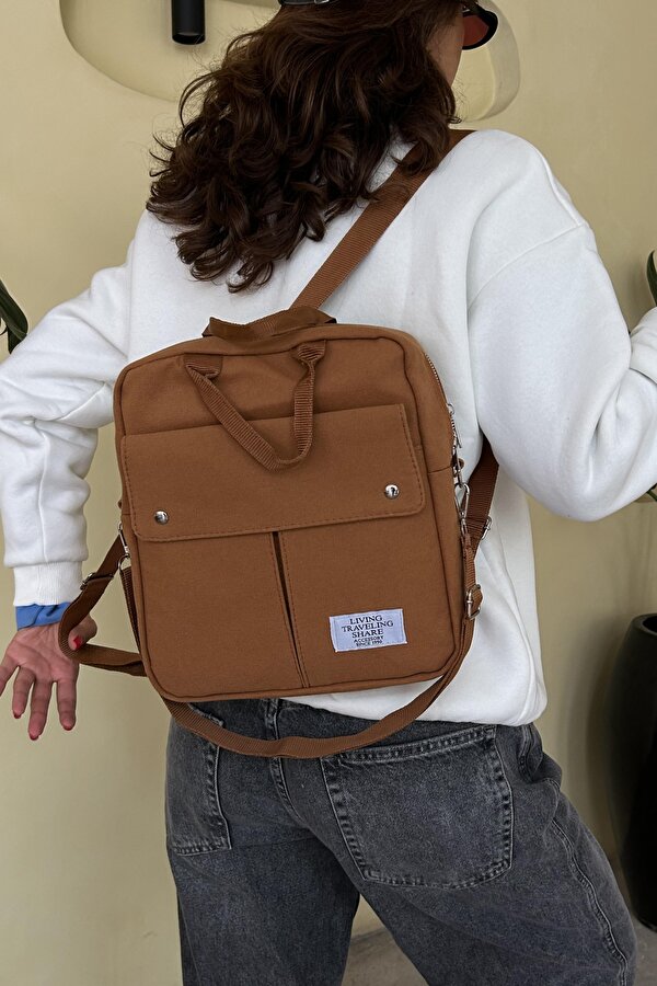 Bipanya Marion 3 Ayrı Bölmeli Kadın Sırt Çantası BP-4796S